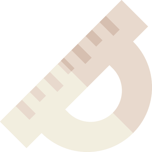 Protractor protractor measurement curve ruler icon Protractor protractor measurement curve ruler icon