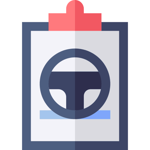 Driving test learning checklist driving test icon Driving test learning checklist driving test icon