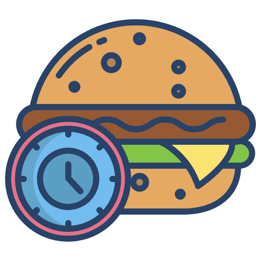 Burger food and restaurant restaurant time icon Burger food and restaurant restaurant time icon