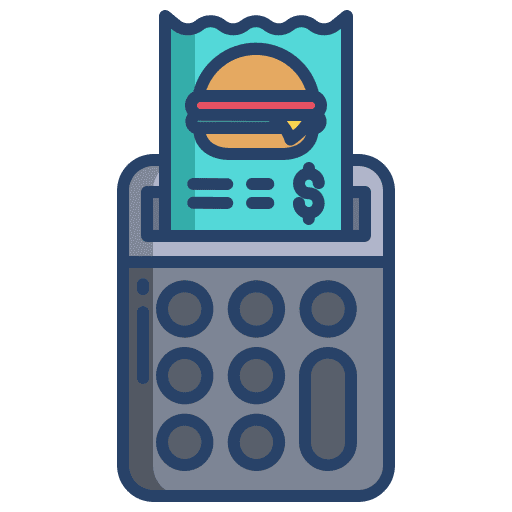Hamburger food calculate food and restaurant icon Hamburger food calculate food and restaurant icon