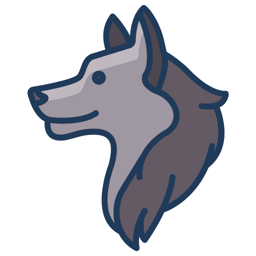 Wolf wildlife wolf mammal icon
