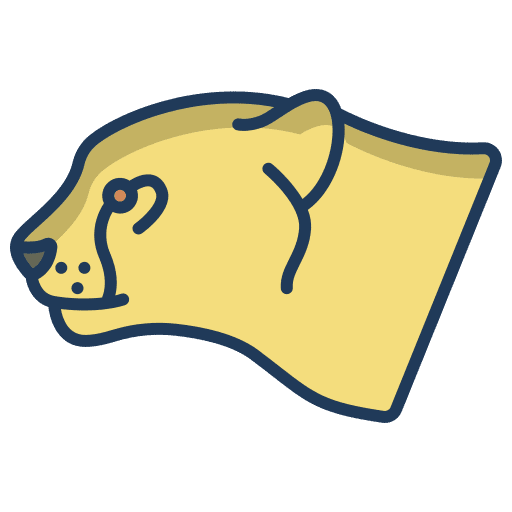 Cheetah animals wildlife mammal icon Cheetah animals wildlife mammal icon