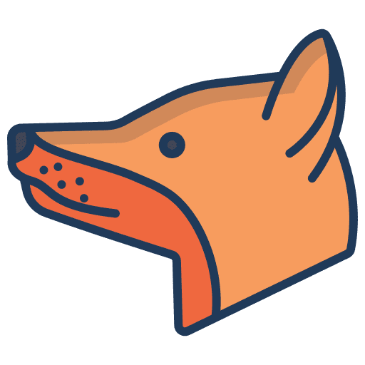 Fox head animal kingdom animals icon Fox head animal kingdom animals icon