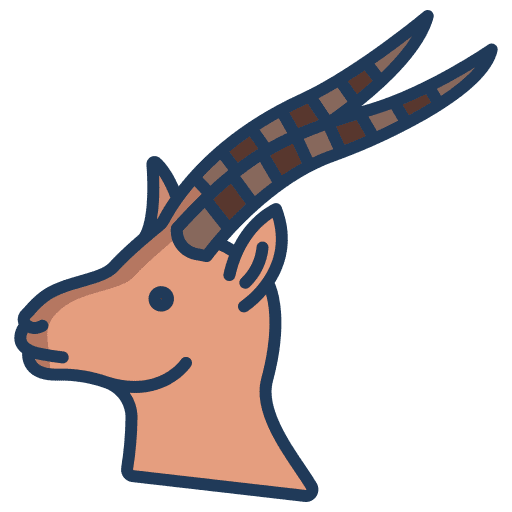 Gazelle wildlife animals animal kingdom icon Gazelle wildlife animals animal kingdom icon
