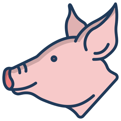 Pig animals fauna animal kingdom icon Pig animals fauna animal kingdom icon