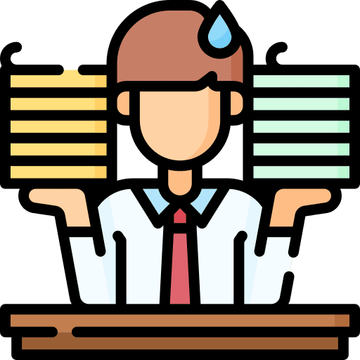 Burden work weight workaholic icon
