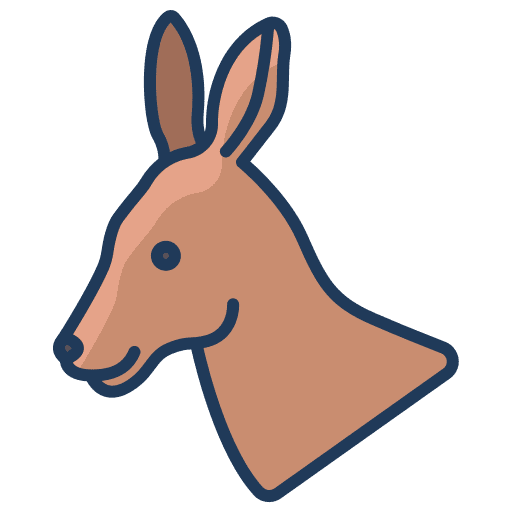 Kangaroo animals wild life wildlife icon Kangaroo animals wild life wildlife icon