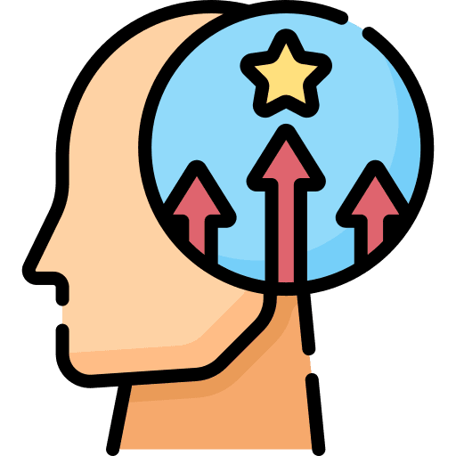 Ambition cloud mission business icon Ambition cloud mission business icon