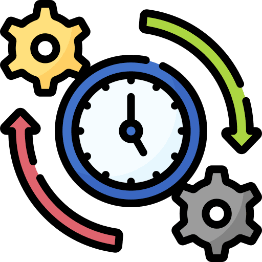 Busy speed business gear icon Busy speed business gear icon