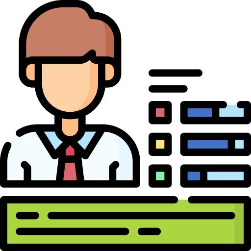Competence bar chart man competence icon Competence bar chart man competence icon