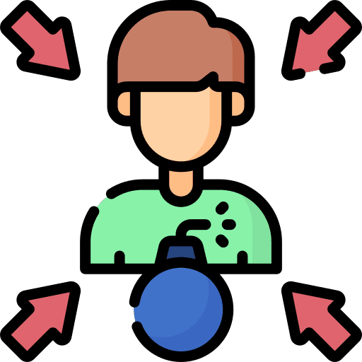 Pressure caucasian stress user icon Pressure caucasian stress user icon