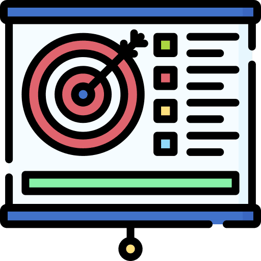 Target target analysis strategy icon Target target analysis strategy icon