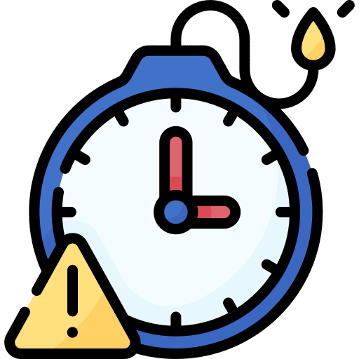 Deadline time and date clock deadline icon Deadline time and date clock deadline icon