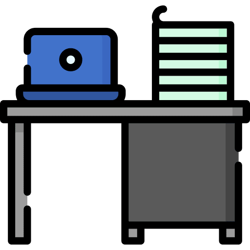 Workplace office worker lamp icon Workplace office worker lamp icon