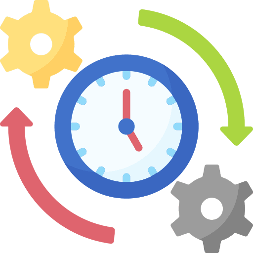 Busy busy business gear icon Busy busy business gear icon