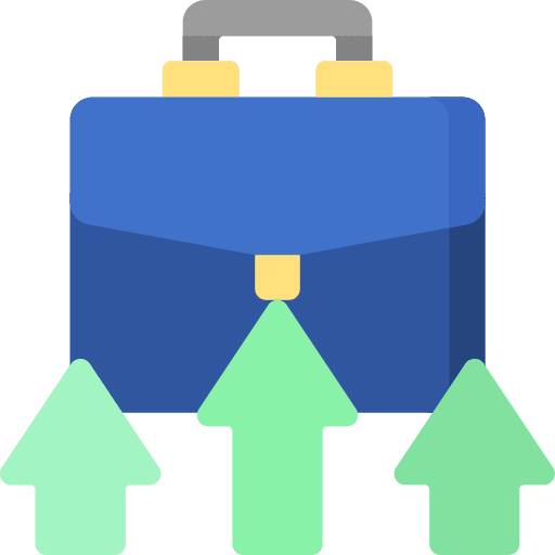 Promoted job promotion competition suitcase icon Promoted job promotion competition suitcase icon