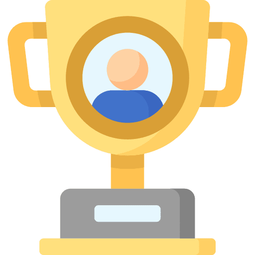 Trophy award winner user icon Trophy award winner user icon