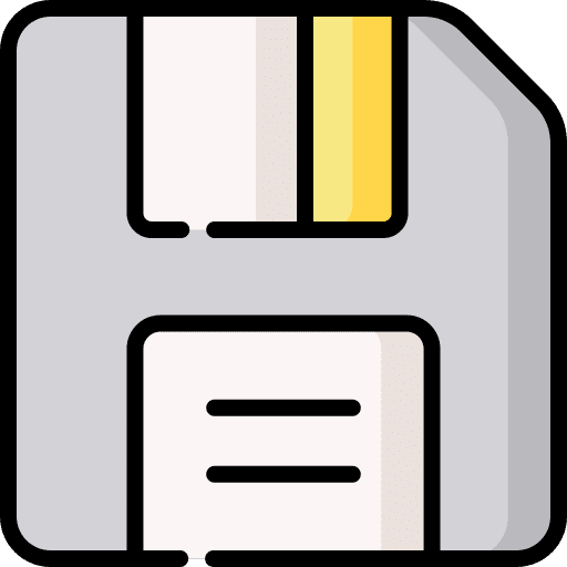 Save saved flash disk technology icon