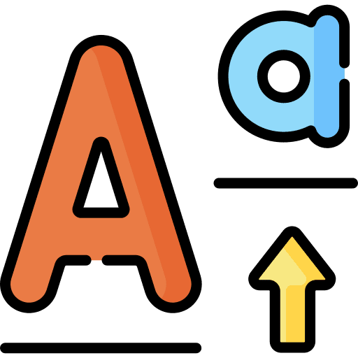 Vertical font vertical edit tools icon