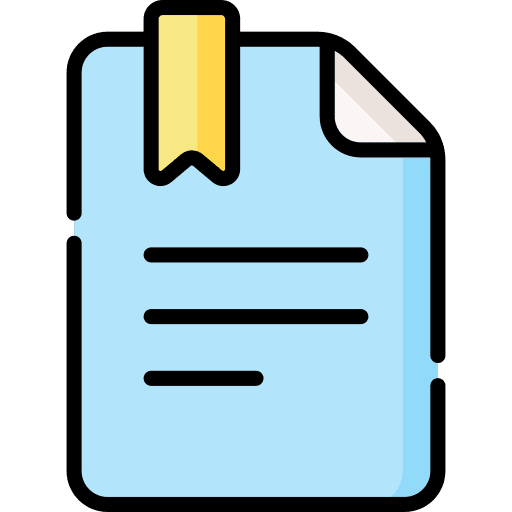 Document mark ui book mark icon