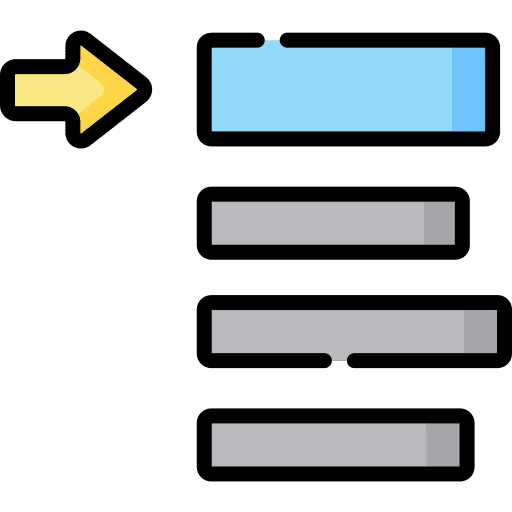 Space distance space spacing icon