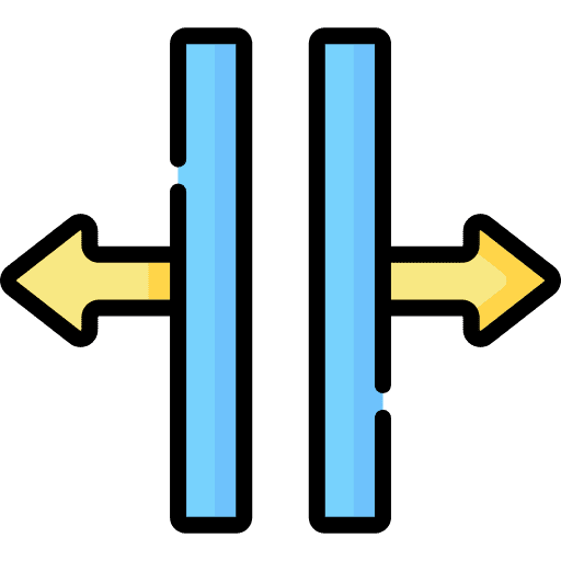 Space space distance edit tools icon