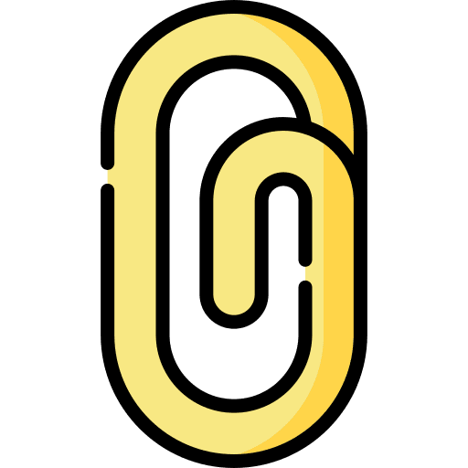 Attach tool school material miscellaneous icon