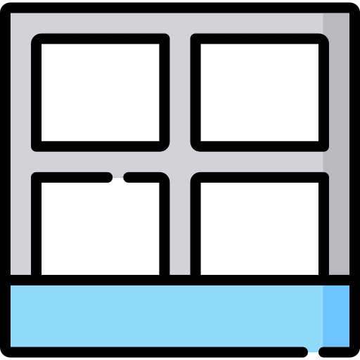 Border bottom interface object alignment icon