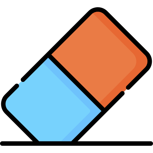 Erase erase edit tools eraser icon