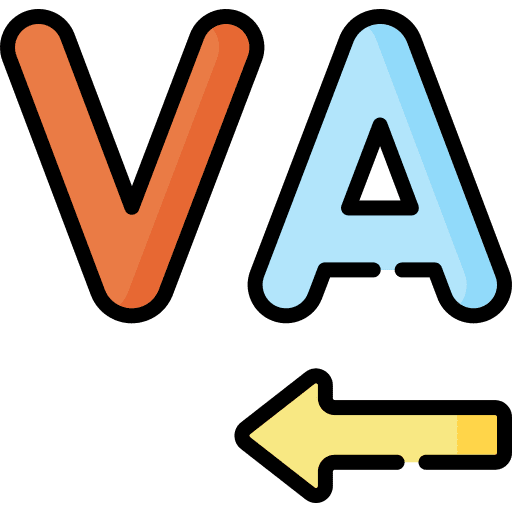 Kerning interface graphics editor ui icon