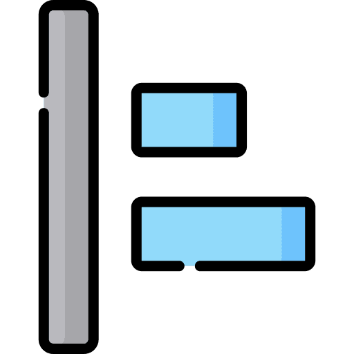 Left alignment text edition align left text edit icon