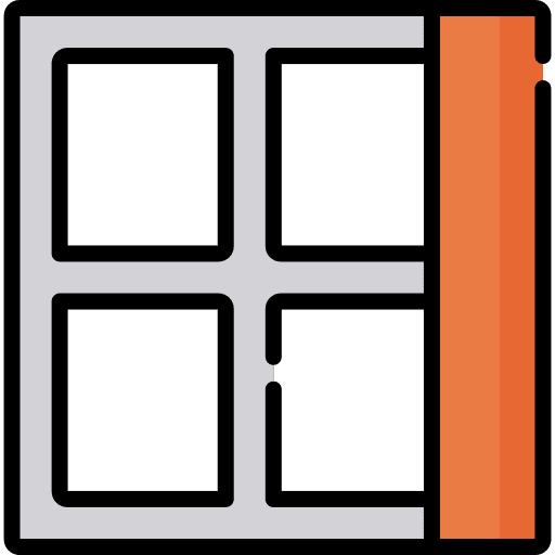 Right border graphic design object alignment graphic tool icon
