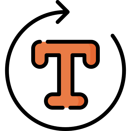 Rotation letter edit tools rotate icon