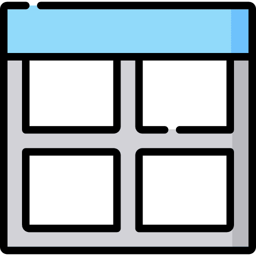 Top border edit tools ui cells icon