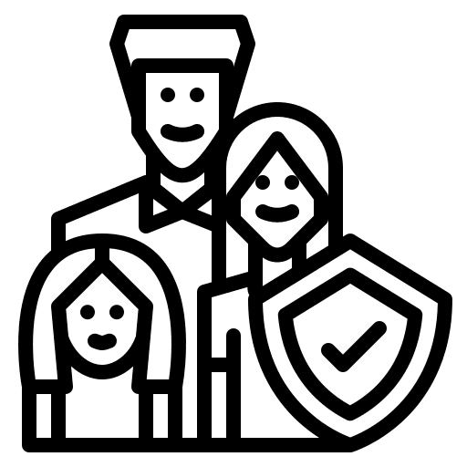 Life insurance insurance people couple icon