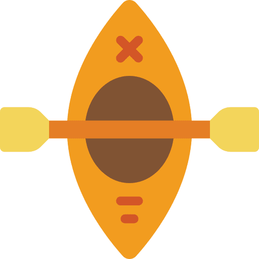 Canoe water boat oars icon Canoe water boat oars icon