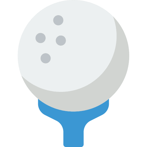 Golf ball game golf ball sport icon