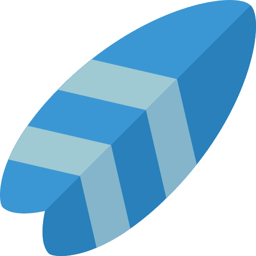 Surf board summer sports and competition surf board icon Surf board summer sports and competition surf board icon