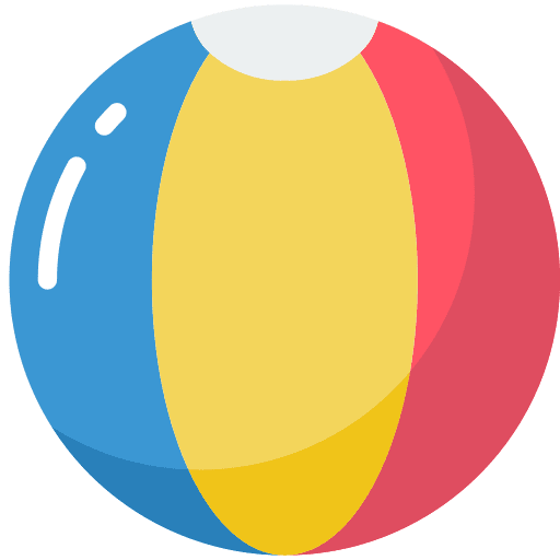 Beach ball play summer kid and baby icon Beach ball play summer kid and baby icon