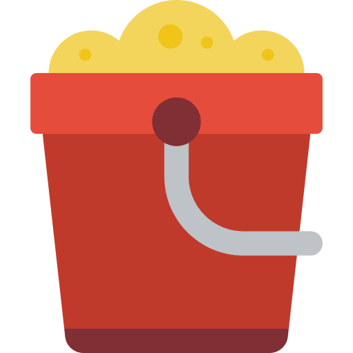 Bucket sand summer holidays icon Bucket sand summer holidays icon