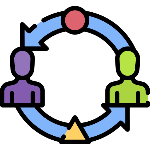 Exchange together teamwork gaming icon Exchange together teamwork gaming icon
