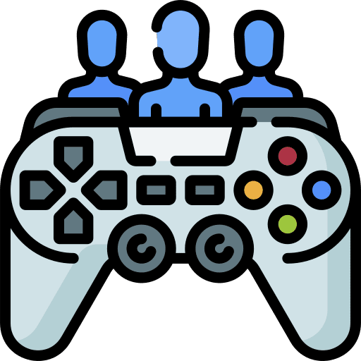 Gamepad gaming team video games icon Gamepad gaming team video games icon