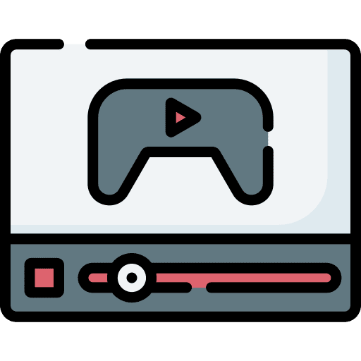 Gaming gaming live streaming networking icon Gaming gaming live streaming networking icon