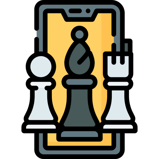 Chess chess online game smartphone icon Chess chess online game smartphone icon