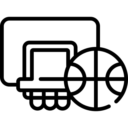 Basketball team sport court sport equipment icon Basketball team sport court sport equipment icon