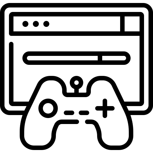 Gaming gamepad joystick gaming icon Gaming gamepad joystick gaming icon