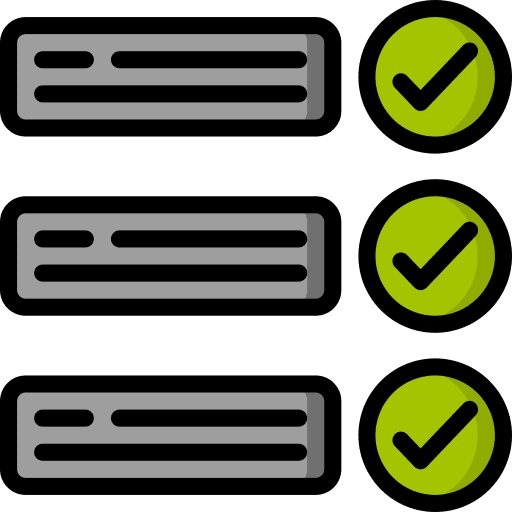 Checklist submission task list standard icon