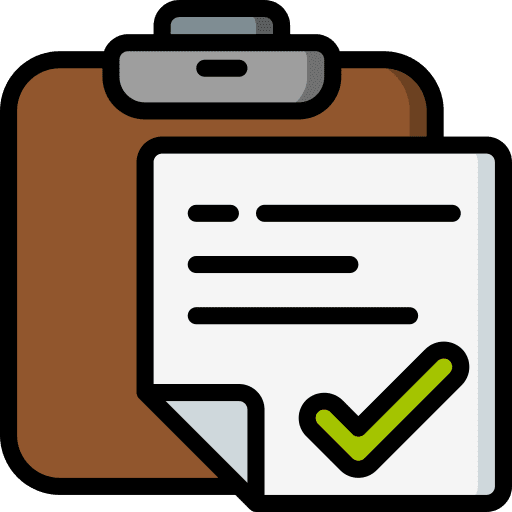 Clipboard task verified file icon