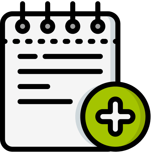 Note book file document paper icon