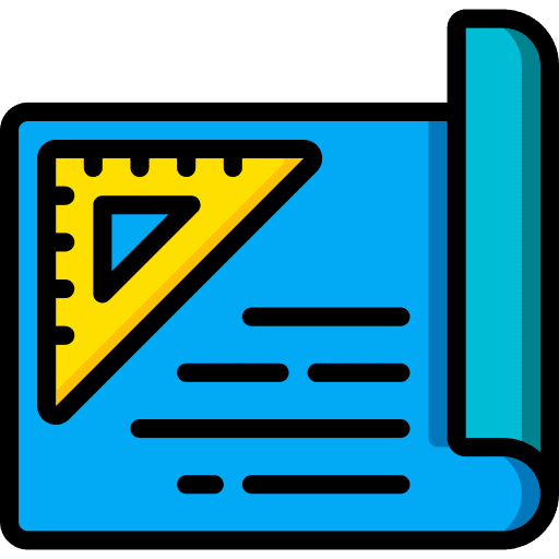 Blueprint architecture floor plant icon